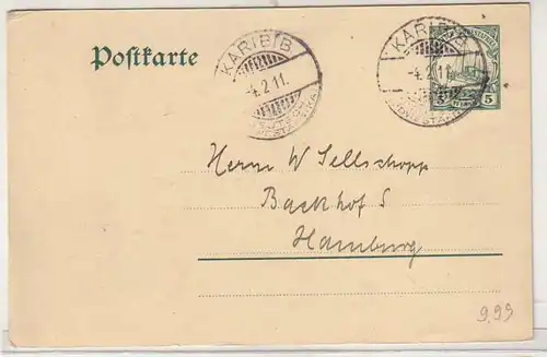 45406 GS Carte Français Sud-Ouest Afrique Karibib 1911