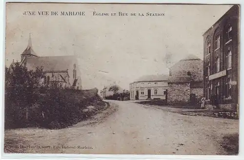 45400 Ak Une Vue de Marloie Belgique 1914