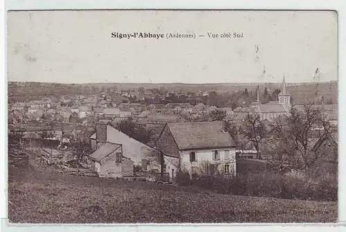 45393 Ak Signa-L'Abbaye (Ardennes) Vue cote Sud vers 1915