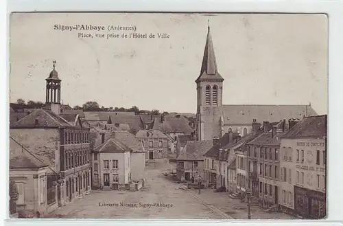 45381 Feldpost Ak Signy-L'Abbaye (Ardennes) 1915