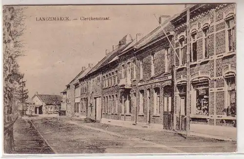 45371 Feldpost Ak Langemarck Clerckenstraat 1915