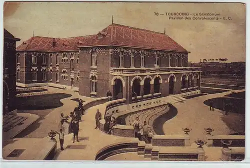 45338 Feldpost Ak Tourcoing Le Sanatorium 1914