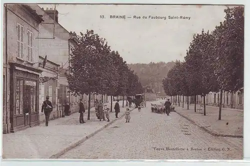 45335 Ak Braine Rue du Faubourg Saint Rémy 1915