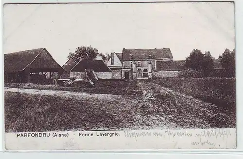 4533 Ak Parfondru Aisne France Ferme Lavergnie 1915