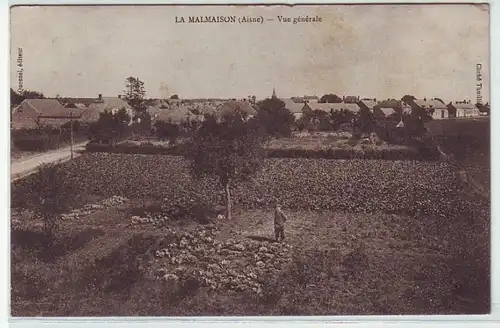 45332 Ak La Malmaison Aisne France Vue Générale 1914