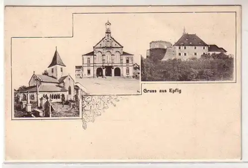 45317 Ak Gruss aus Epfig Elsass um 1900