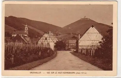 45288 Ak Orschwiller Vue sur le Haut Koenigsbourg 1930