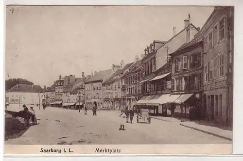 45281 Ak Saarburg (Lorraine) Marché 1918