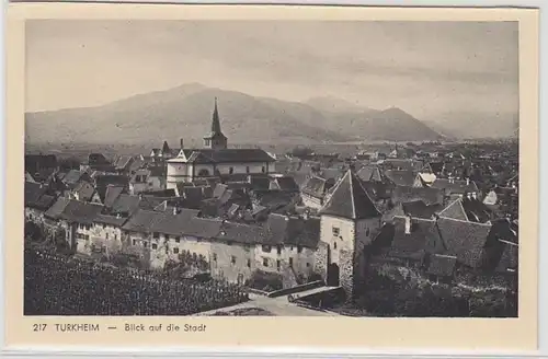 45255 Ak Turkheim Turckheim Blick auf die Stadt um 1930