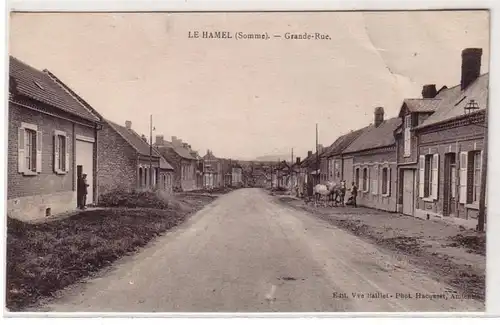 45248 Ak Le Hamel (Somme) Grande Rue um 1915