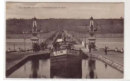 45245 Ak Briare (Loiret) Pont Canal (Vue de face) 1916