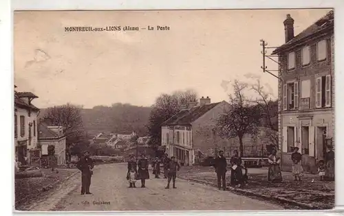 45242 Montreul aux Lions (Aisne) La Poste vers 1915