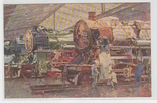 45206 Ak Hanomag Hannover Linden Locomotive Peinture vers 1930