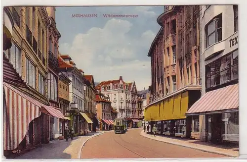 45197 Ak Mulhouse dans l'Alsace Wildemannstraße 1944