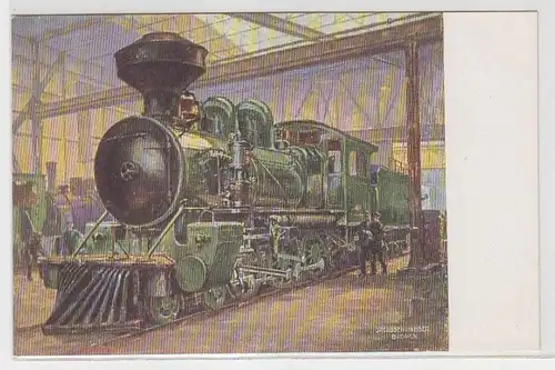 45194 Ak Hanomag Hannover Linden Gemischtzug-Lokomotive für Brasilien um 1930