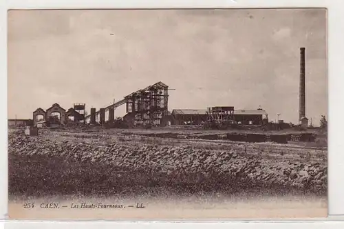 45191 Ak Caen Les Hauts Fourneaux (France) um 1915