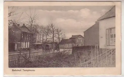 45175 Ak Bahnhof Templeuve (France) 1916