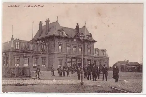 45174 Ak Denain La Gare du Nord vers 1915