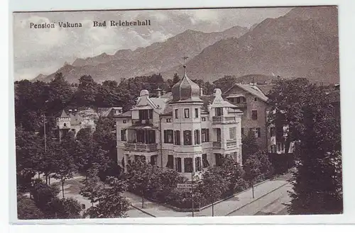 45146 Ak Bad Reichenhall Pension Vakuna um 1910