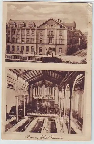 45138 Mehrbild Ak Barmen Hotel Vereinshaus um 1930