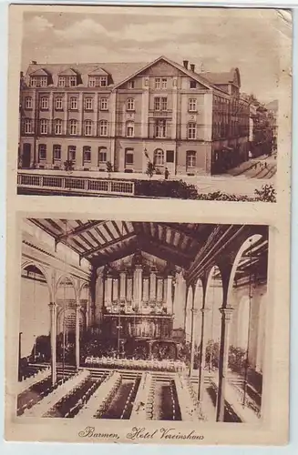 45138 Multi-image Ak Barmen Hotel Unifenshaus vers 1930