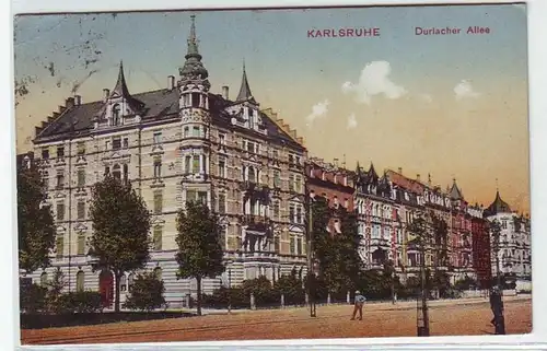 45134 Ak Karlsrue Durlacher Allee 1912