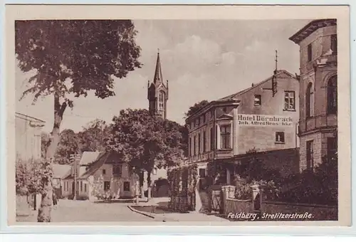 45089 Ak Feldberg Strelitzerstraße Hotel um 1940