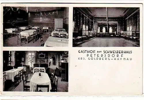 45059 Ak Petersdorf Gasthof à la Maison Suisse 1939