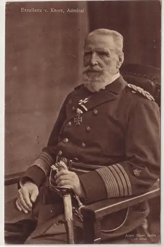 45058 Ak Exzellenz Admiral von Knorr 1917