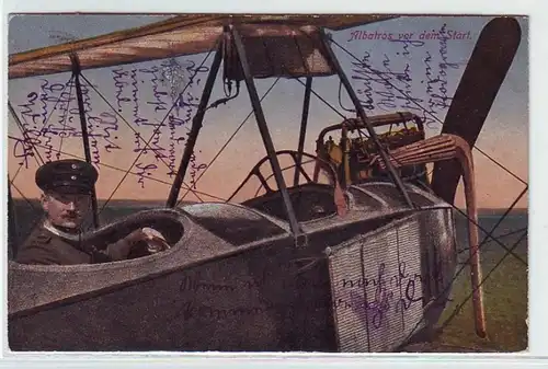 45047 Ak Albatros avant le décollage 1918