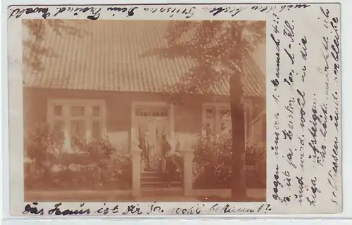 45032 Foto Ak Bünde Westfalen Wohnhaus 1928