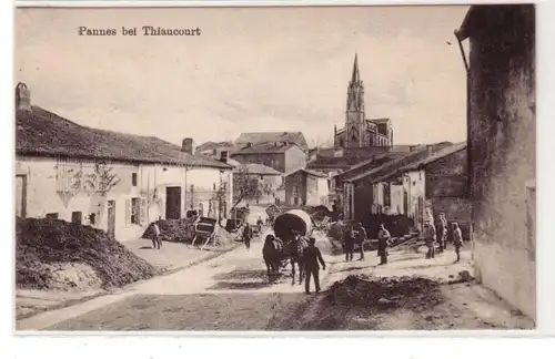 45018 Ak Pannes bei Thiaucourt Zerstörungen um 1915