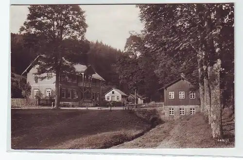45015 Ak Forsthaus Langenau dans la forêt de Frankenwald vers 1930