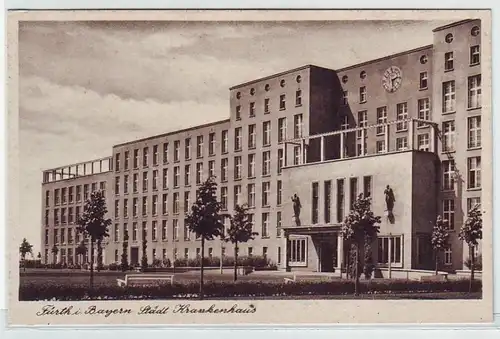 45008 Ak Fürth in Bayern städtisches Krankenhaus 1930