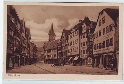 45002 Ak Wertheim sur le Main Marktplatz vers 1930