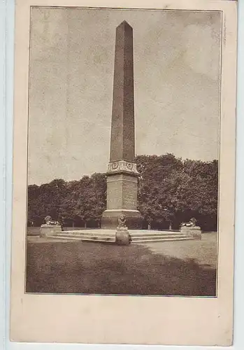 45003 Ak Denkmal auf dem Löwenwall in Braunschweig 1915