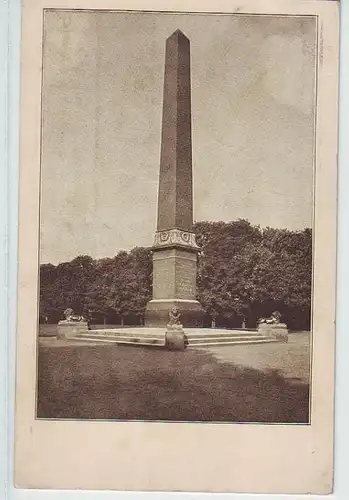 45003 Ak Monument sur le mur de lion à Braunswick 1915