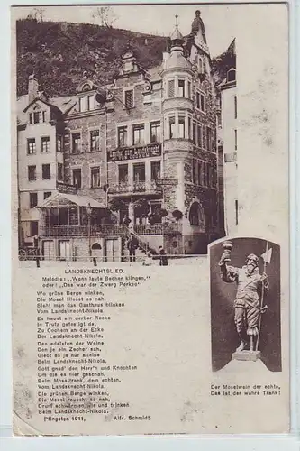 44997 Ak Cochem Hotel au Landsnecht vers 1930