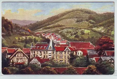 44985 Ak Bad Lauterberg Harz Hotel Langrehr um 1910