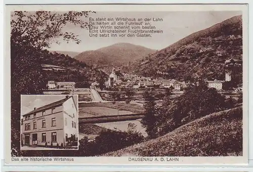 44965 Ak Dausenau à l'auberge de Lahn vers 1920