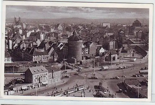44963 Ak Nürnberg Blick über die Innenstadt 1955