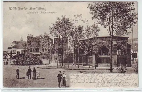 44937 Ak Düsseldorfer Salon Weinburg 1902