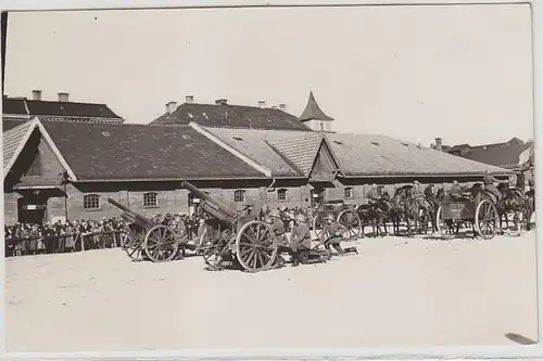 44879 Foto Ak Reichswehr beim Geschützexerzieren 1932