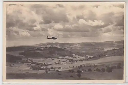 44874 Ak planche à voile sur la calotte (Rhön) vers 1930