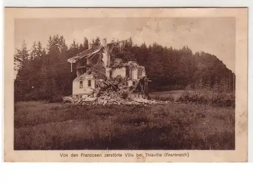 44860 Ak détruit villa à Thiaville France 1916