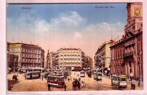 44853 Ak Madrid Espagne Puerta del Sul vers 1910