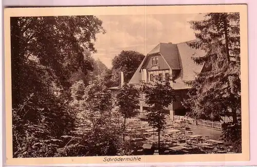 44845 Ak Schrödermühle bei Freiberg um 1930