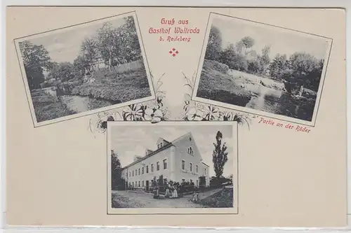 44837 Mehrbild Ak Gruß aus Gasthof Wallroda um 1920