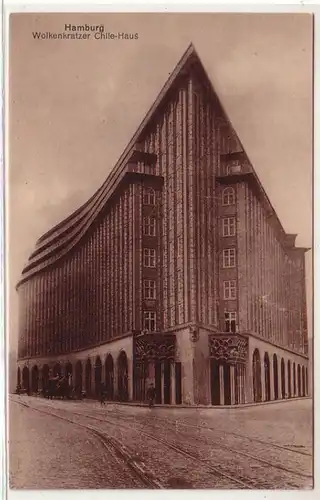 44840 Hamburg Wolkenkratzer Chile Haus um 1930