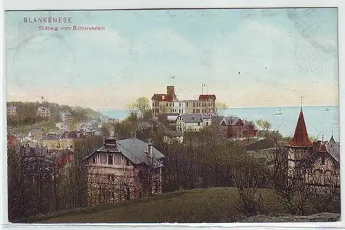 44839 Ak Blankenese Süllberg von Bismarckstein 1905